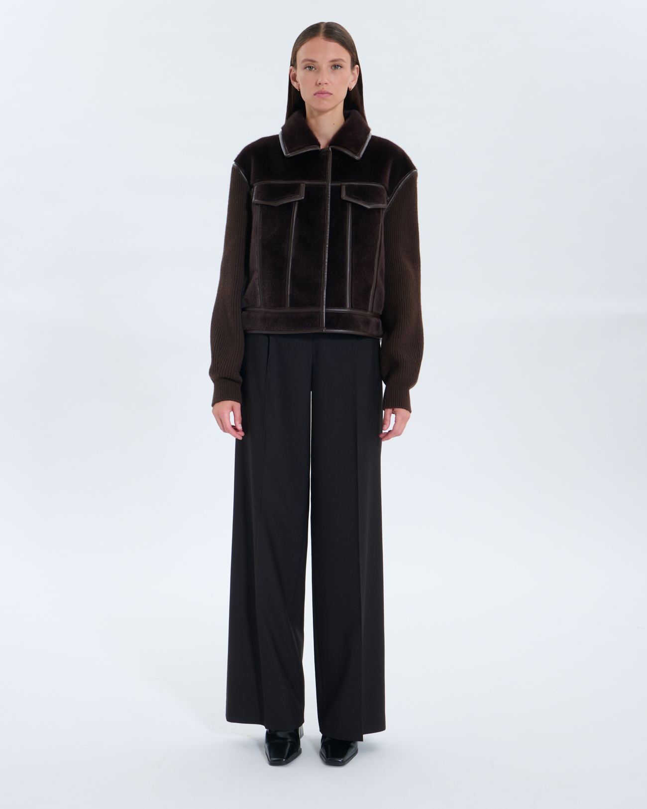 Manteau Majda Manteau Majda chocolat ZAPA