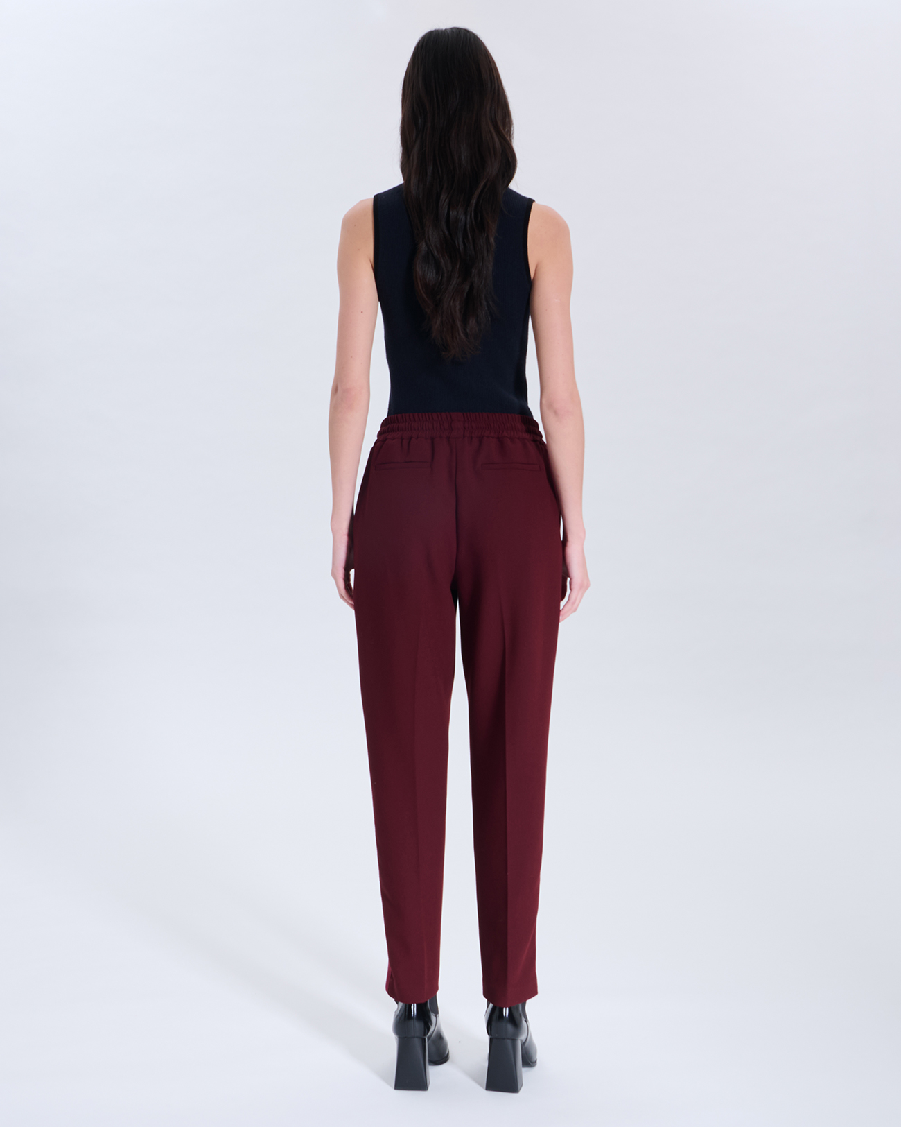 Pantalon Piel Pantalon Piel grenat ZAPA