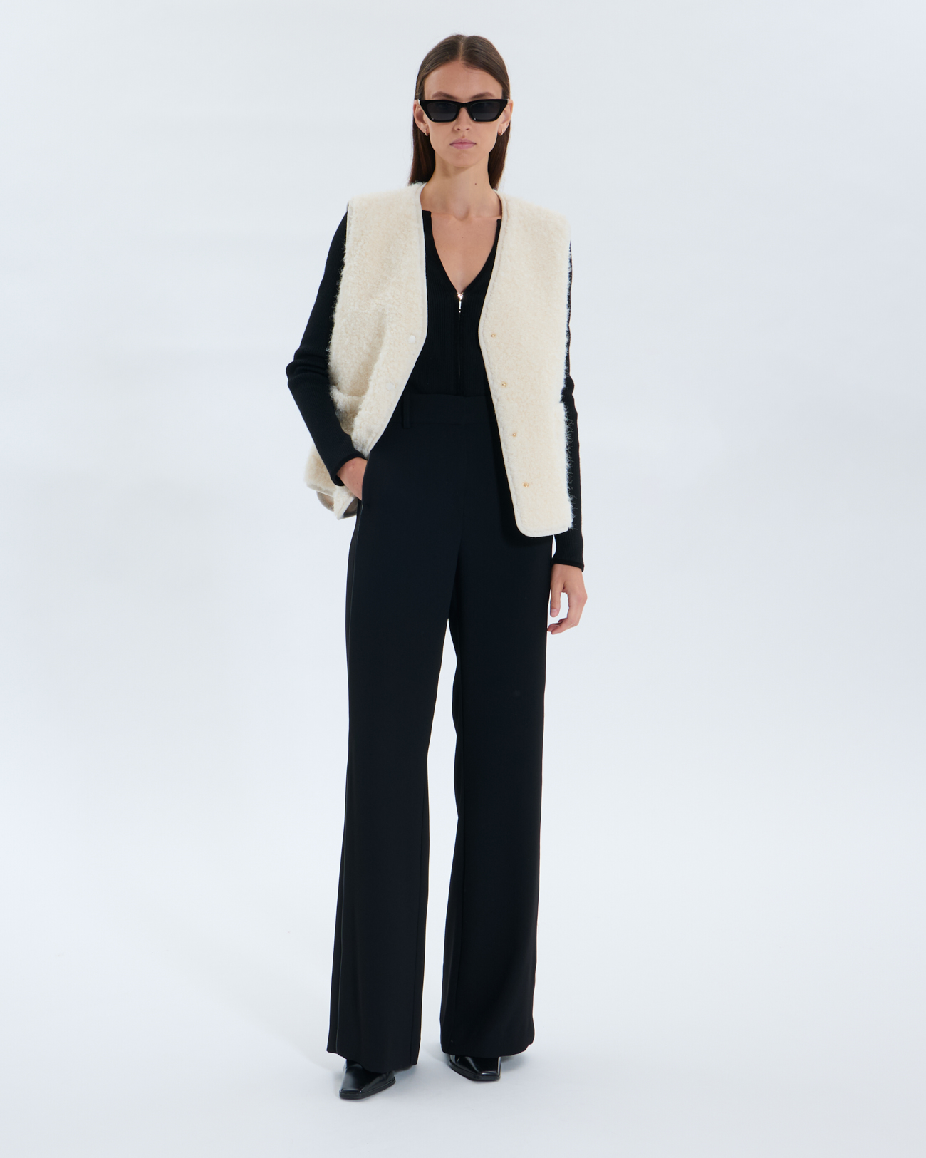 Pantalon Perle Pantalon Perle noir ZAPA