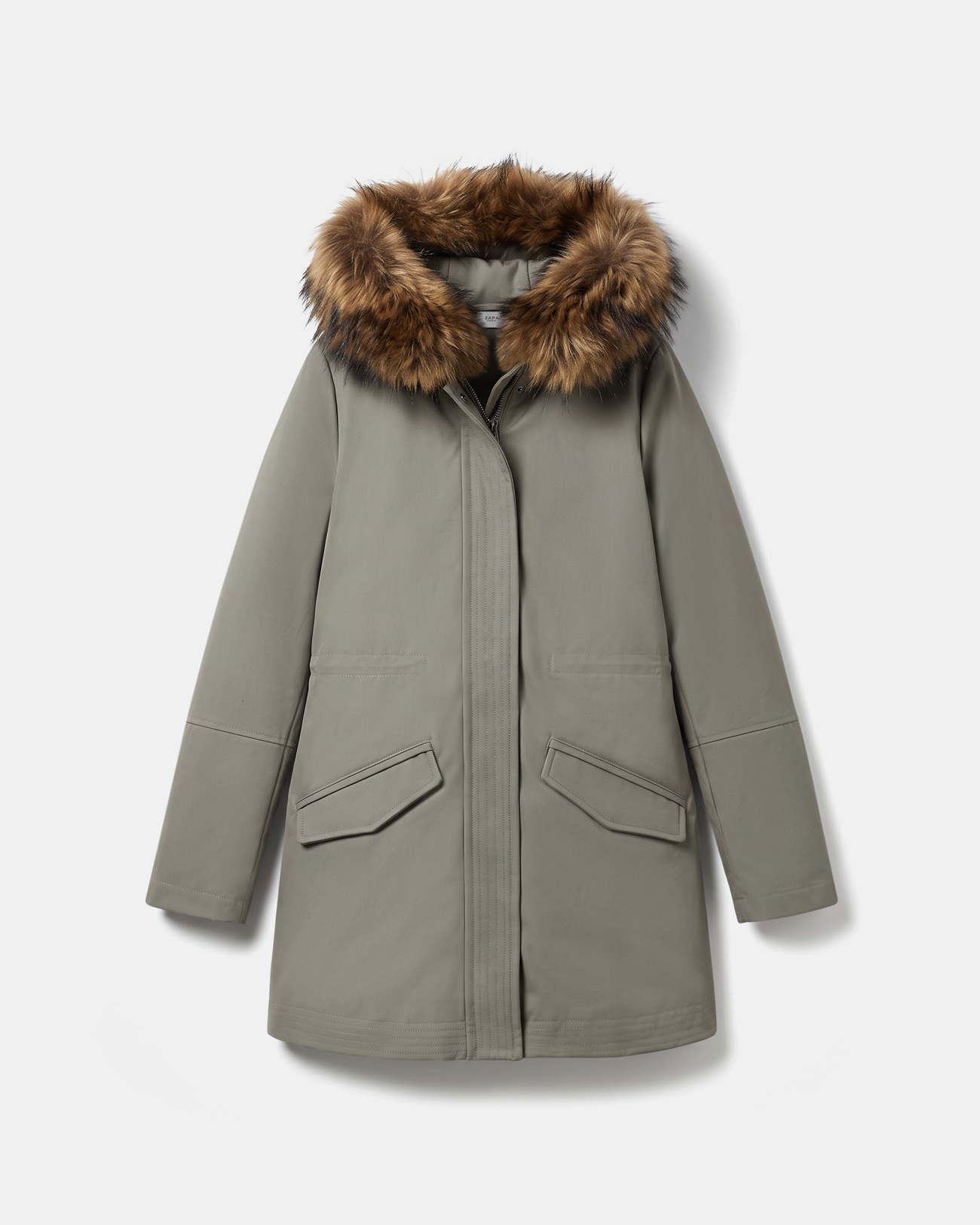 Parka Piria Parka avec col amovible en fourrure v&eacute;ritable ZAPA