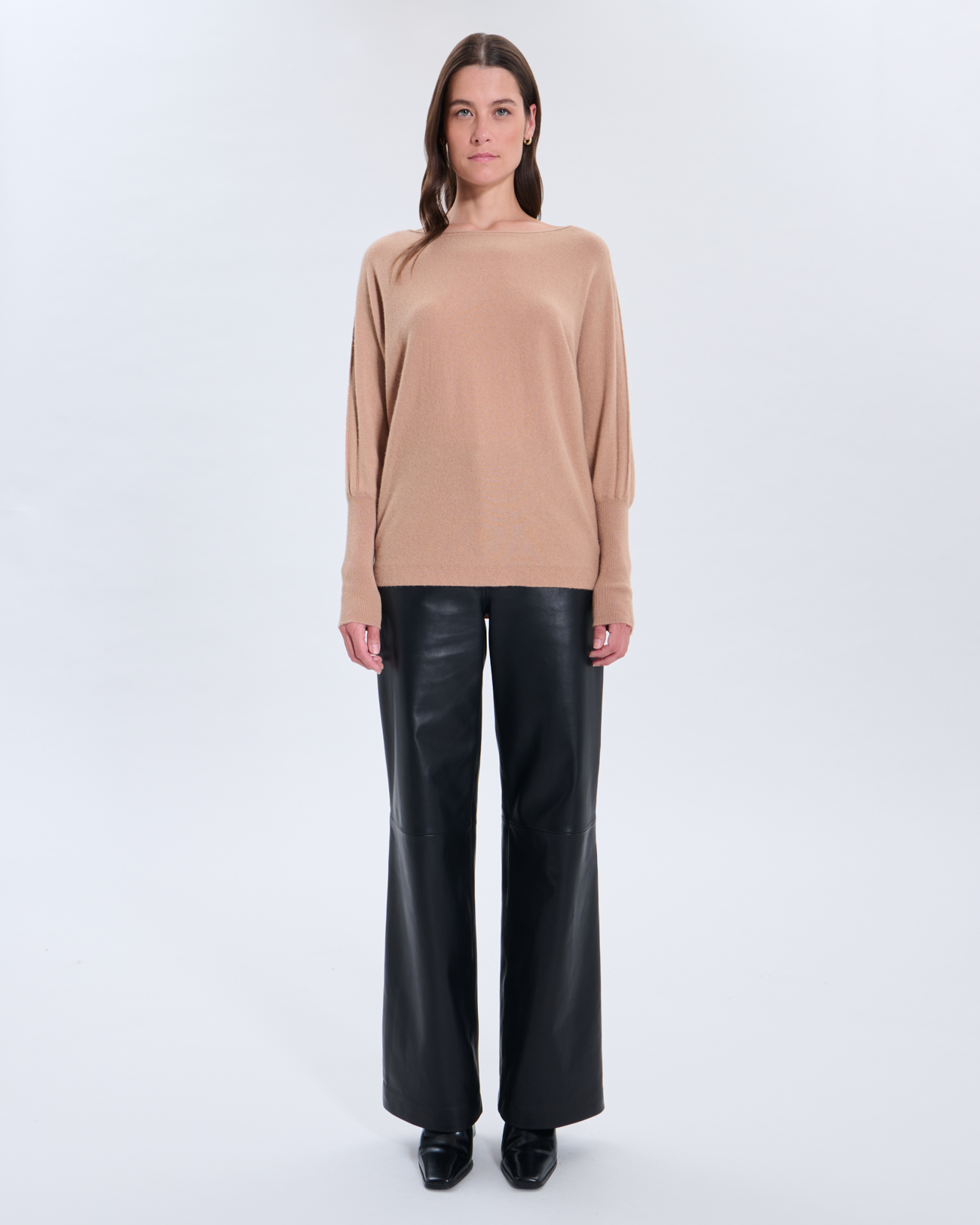 Pull Penseeboat Pull Penseeboat camel en cachemire ZAPA