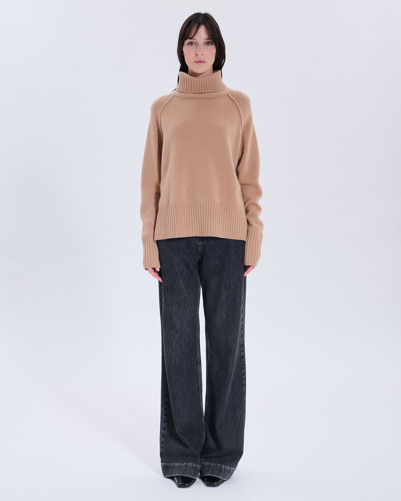 Pull Nefeli Pull Nefeli camel en cachemire ZAPA
