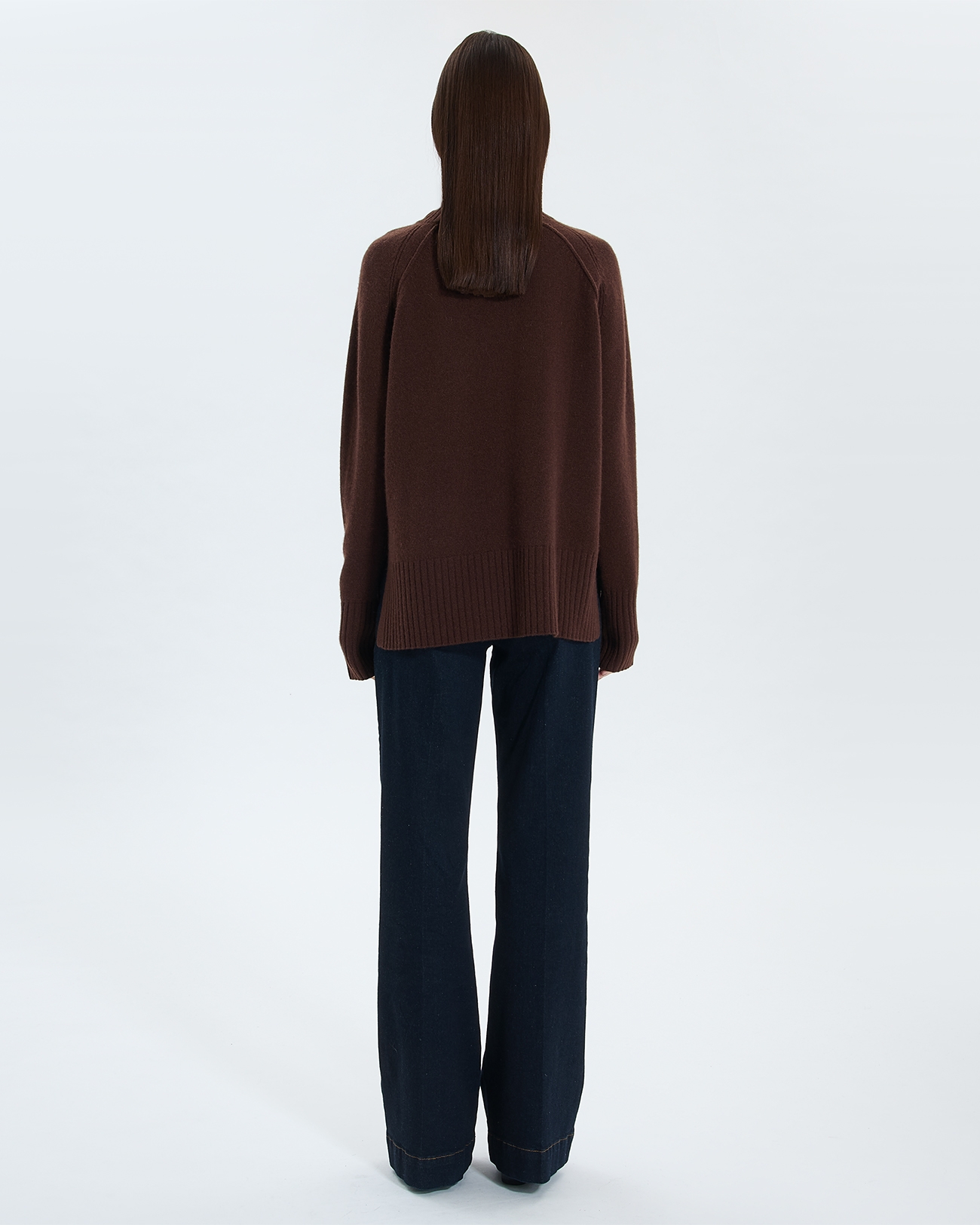 Pull Nefeli Pull Nefeli chocolat en cachemire ZAPA