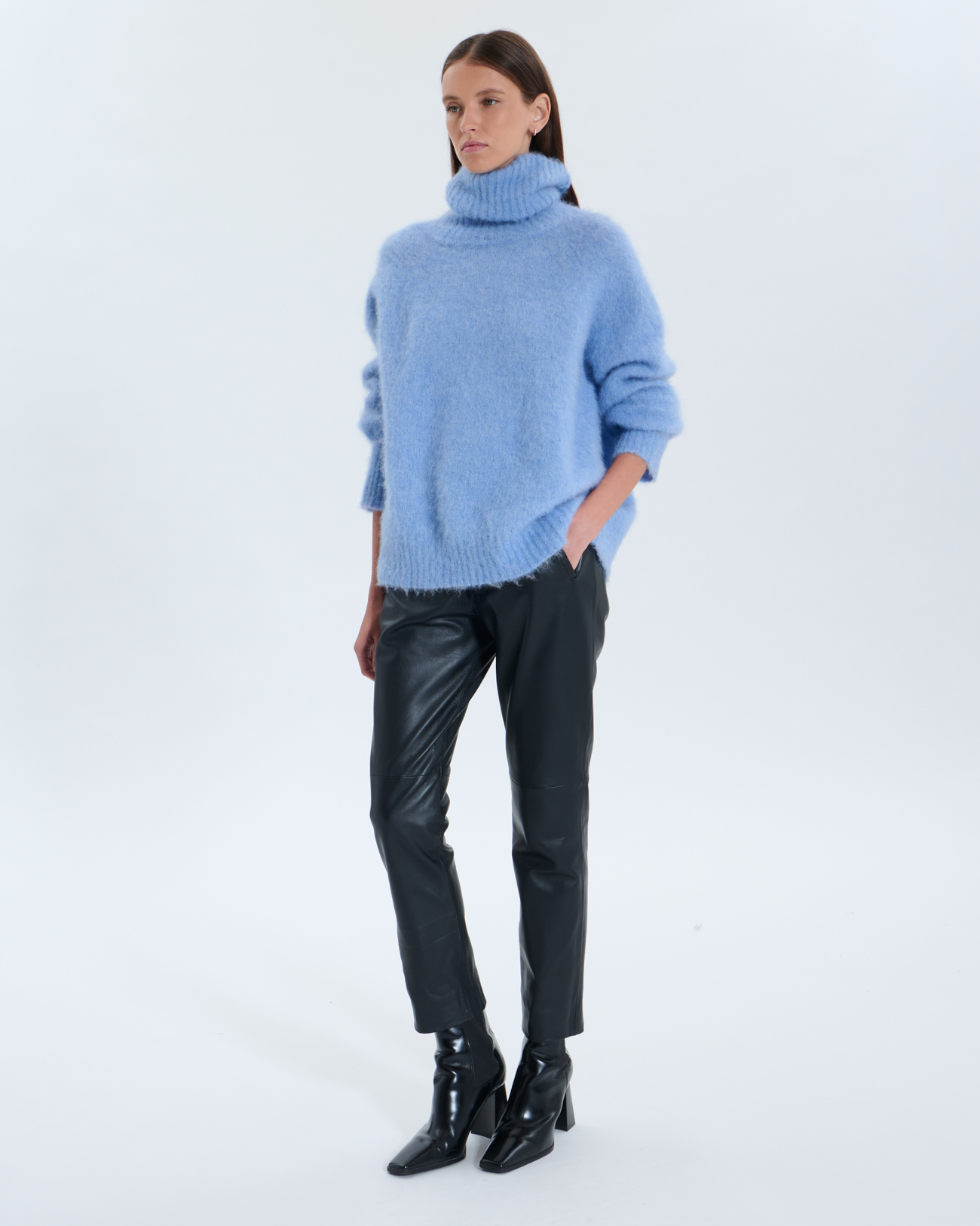 Pull Nocciola Pull Nocciola bleu ciel ZAPA