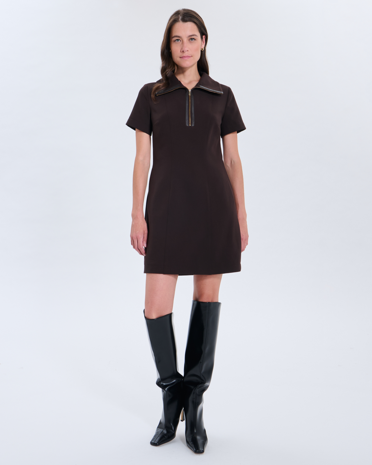 Robe Rinda Robe Rinda chocolat ZAPA