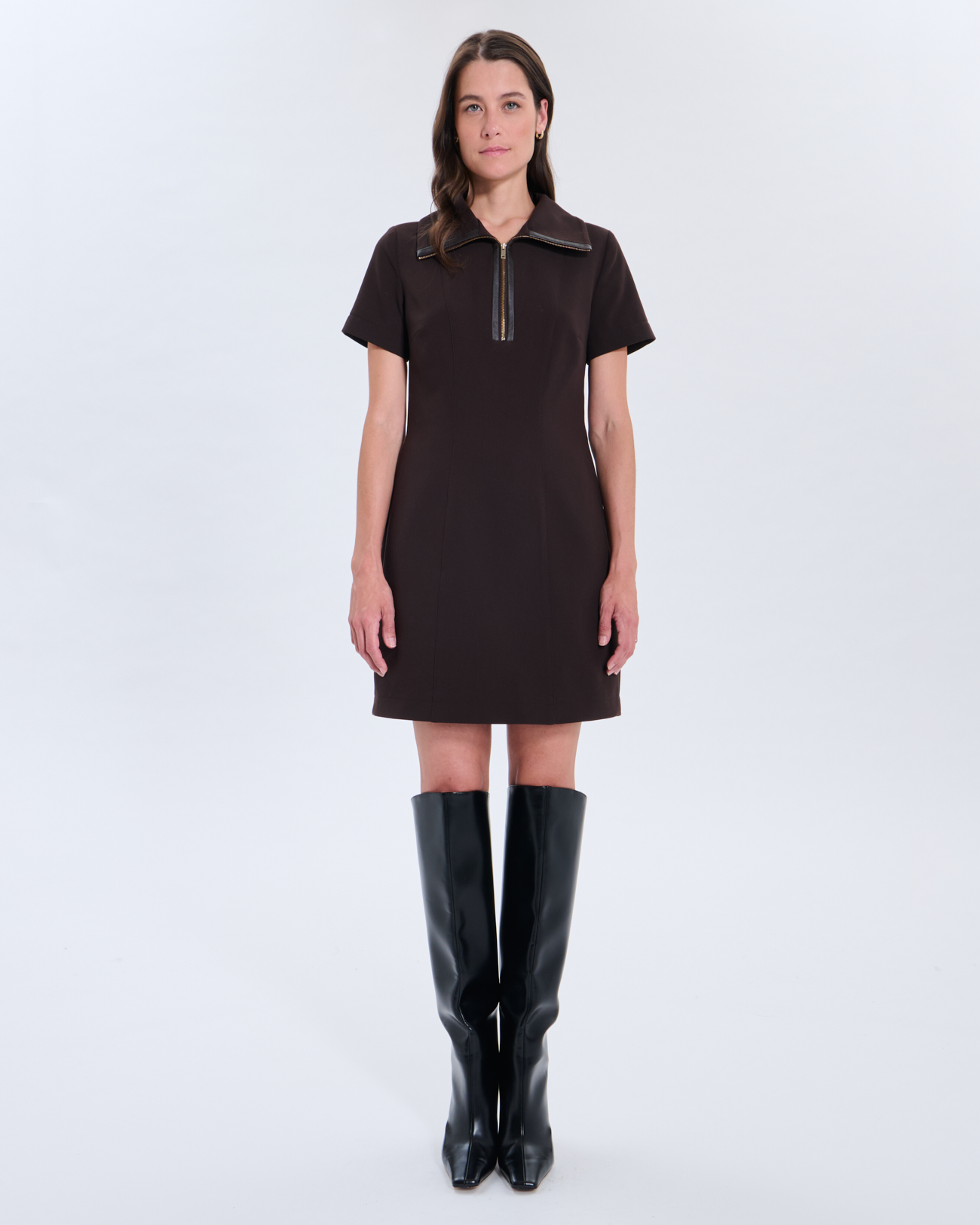 Robe Rinda Robe Rinda chocolat ZAPA