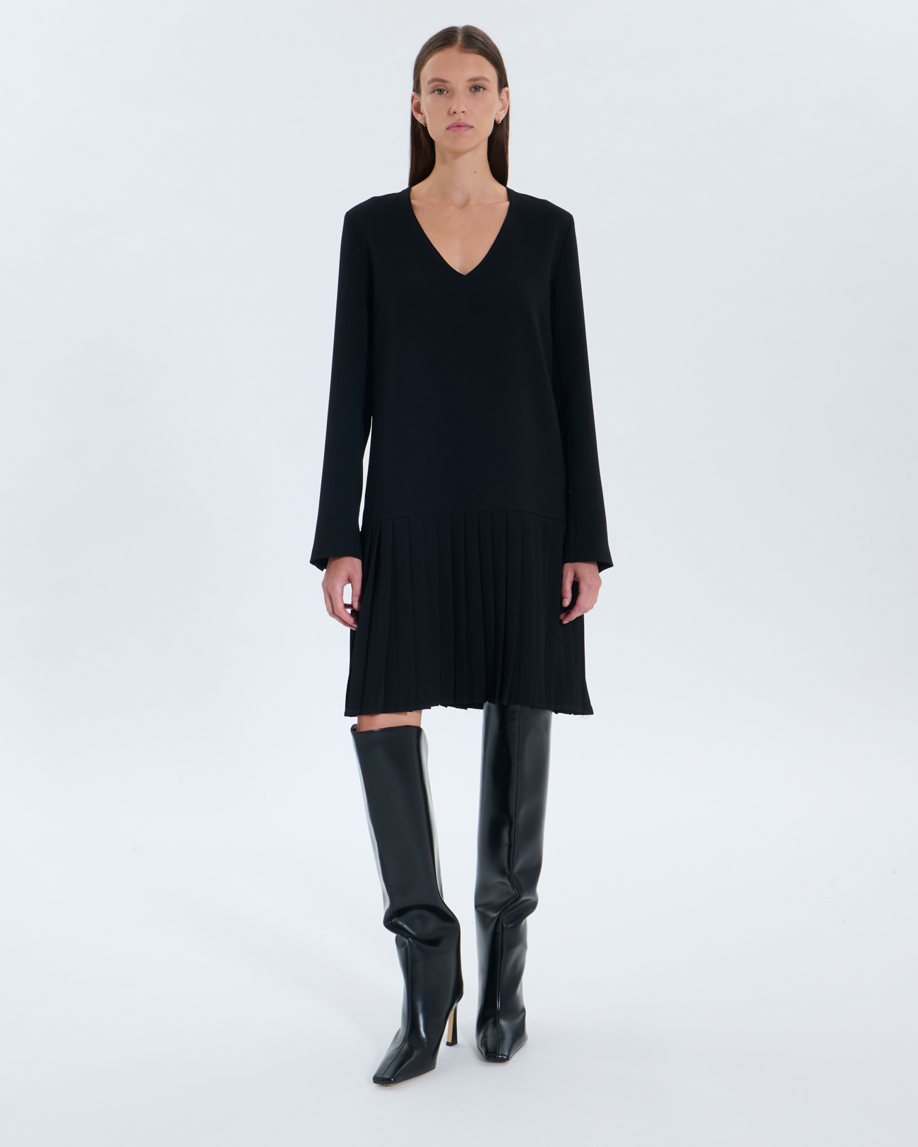 Robe Rissa Robe Rissa noire ZAPA