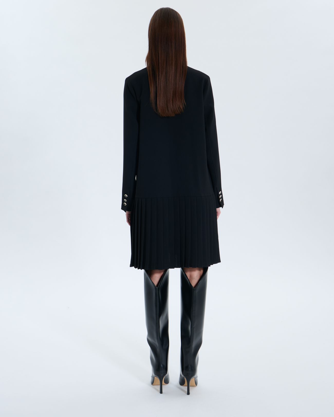 Robe Rissa Robe Rissa noire ZAPA