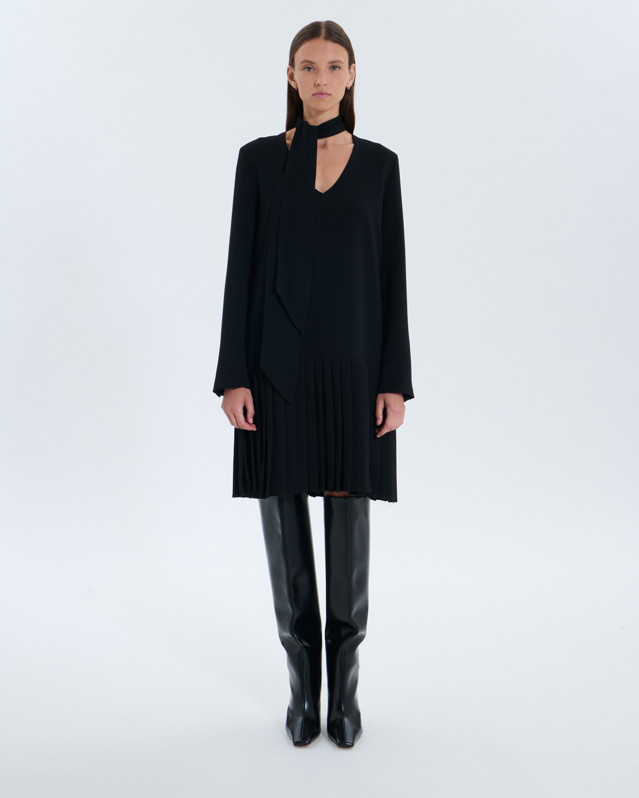 Robe Rissa Robe Rissa noire ZAPA