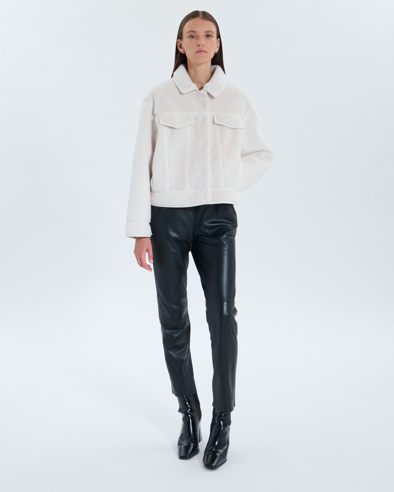 Veste Monge Veste r&eacute;versible &eacute;crue ZAPA