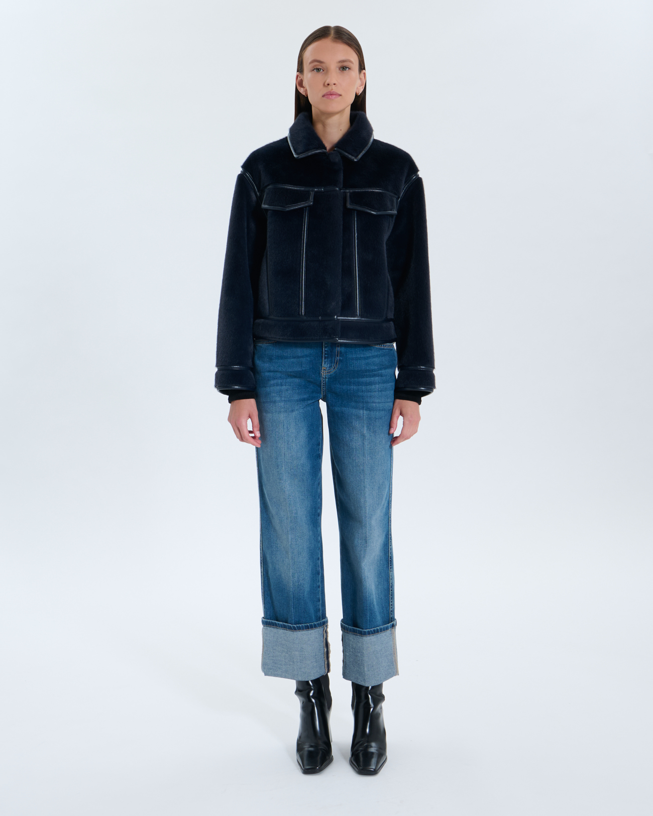 Veste Monge Veste r&eacute;versible marine ZAPA