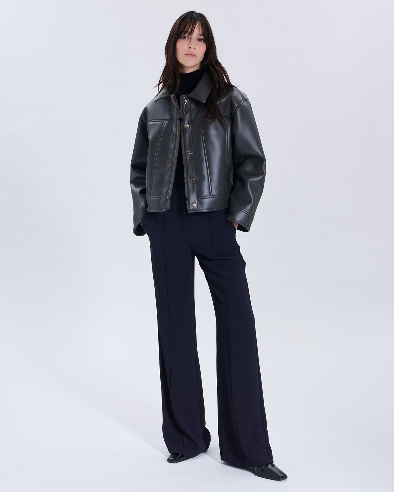 Veste Monge Veste r&eacute;versible grise ZAPA