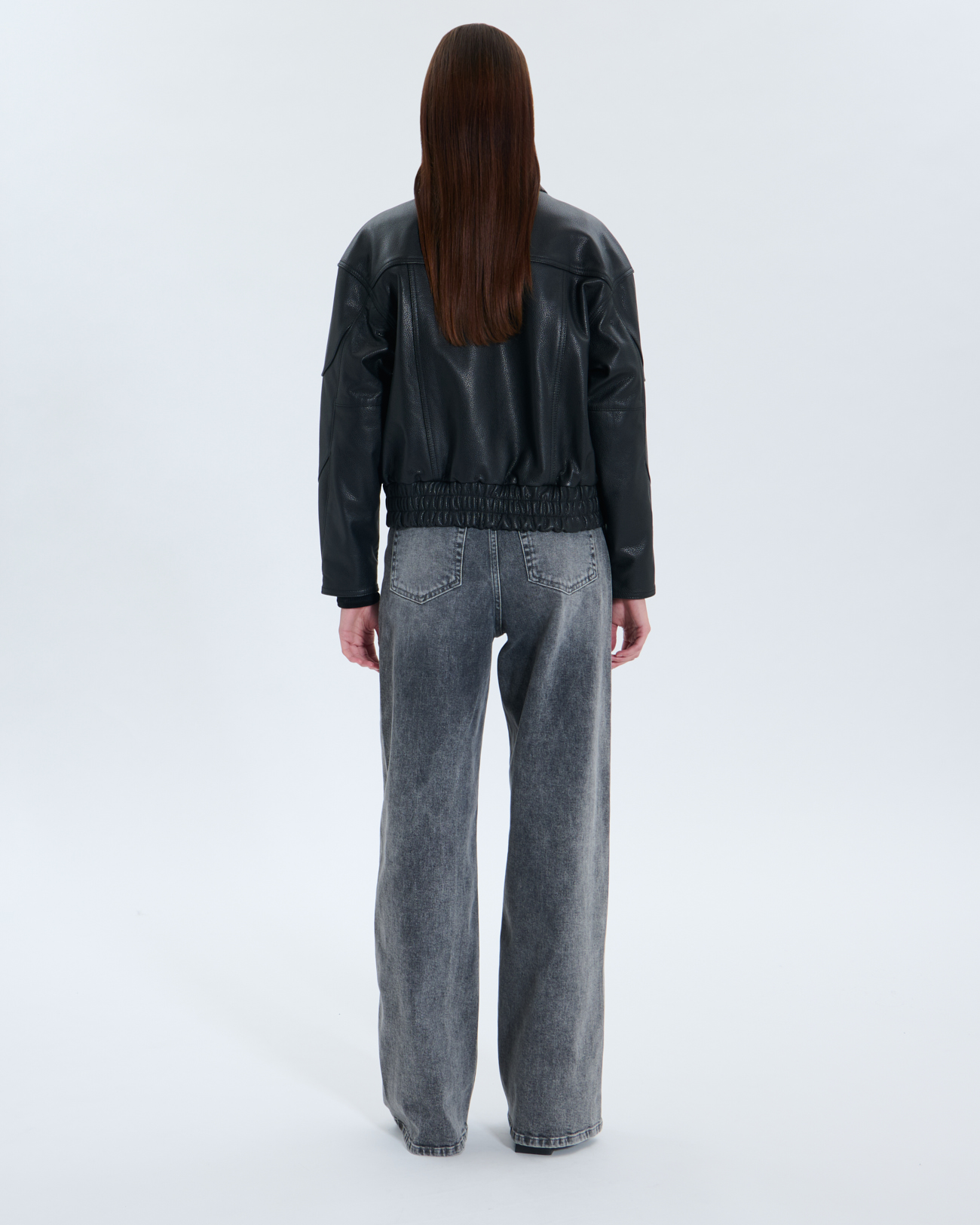 Veste Bryan Veste Bryan noire en cuir ZAPA