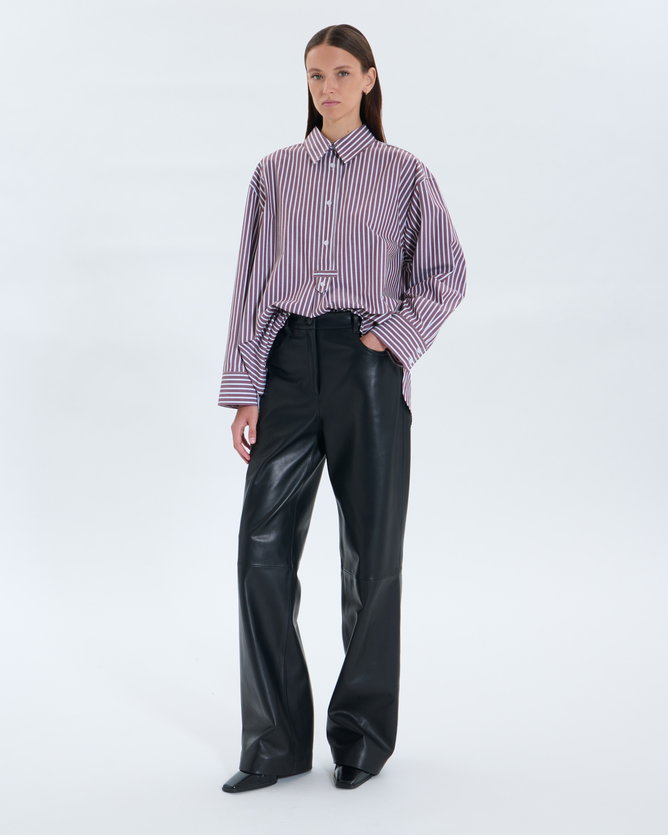 Chemise Casablanca Chemise Casablanca grenat ZAPA