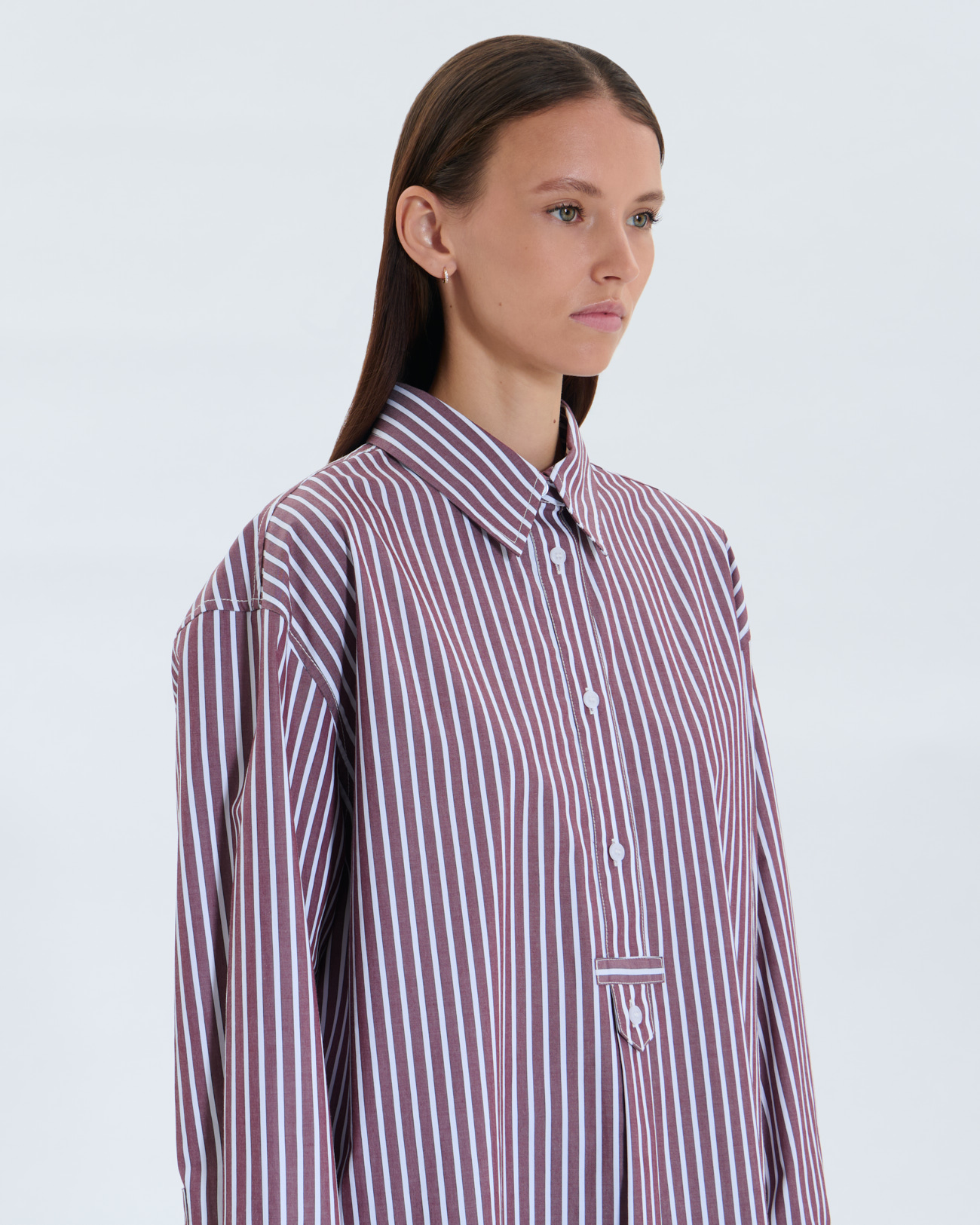 Chemise Casablanca Chemise Casablanca grenat ZAPA