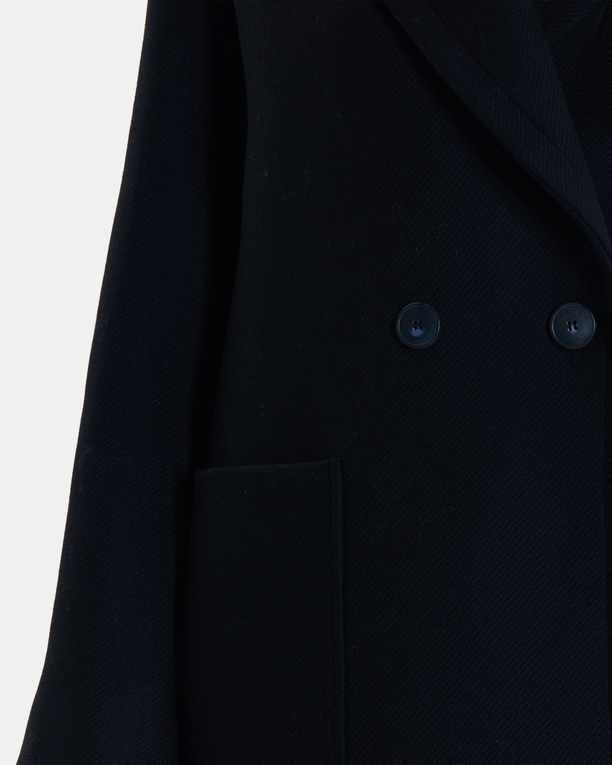 Manteau Miranda Manteau long en laine mélangée noir ZAPA