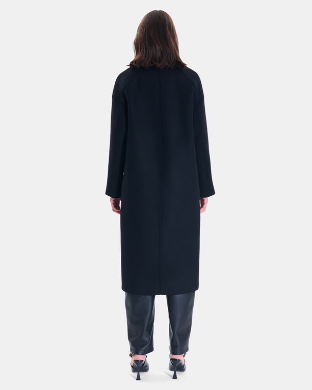 Manteau Miranda Manteau long en laine mélangée noir ZAPA
