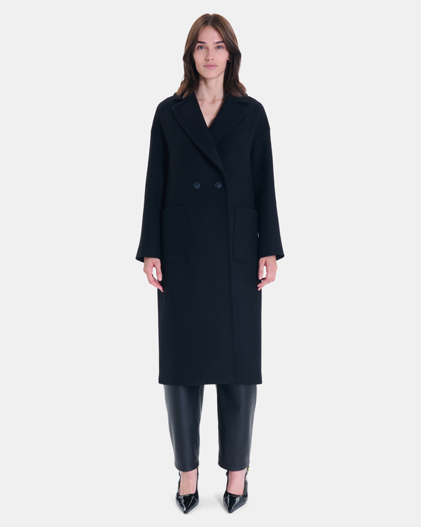 Manteau Miranda Manteau long en laine mélangée noir ZAPA