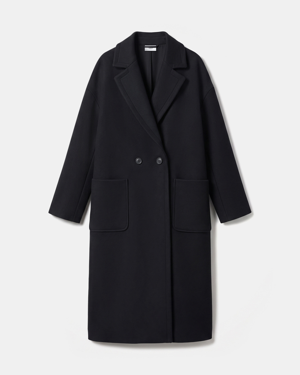 Manteau Miranda Manteau long en laine mélangée noir ZAPA