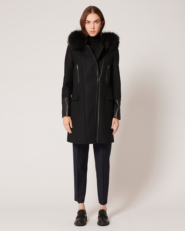 Manteau Gerson Manteau Gerson noir ZAPA