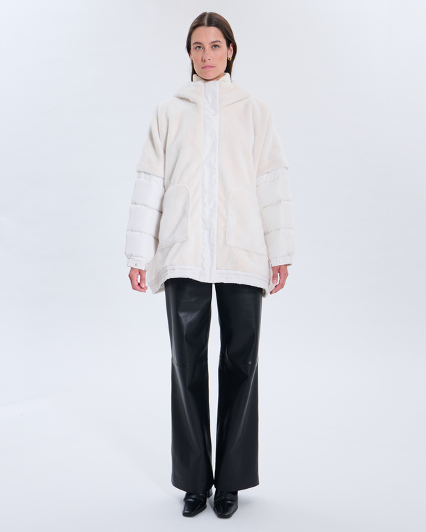 Manteau Marjolaine Manteau Marjolaine ecru ZAPA