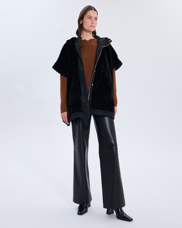Manteau Marjolaine Manteau Marjolaine noir ZAPA