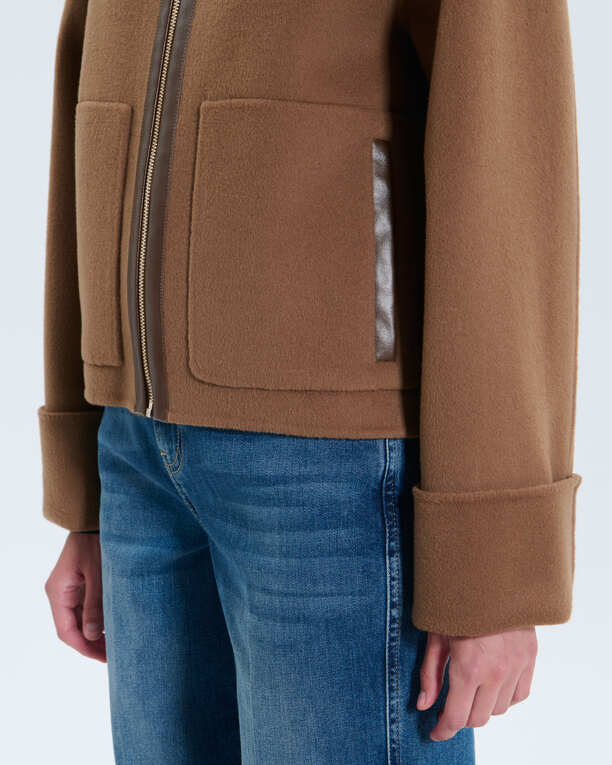 Manteau Marjy Manteau Marjy cannelle ZAPA