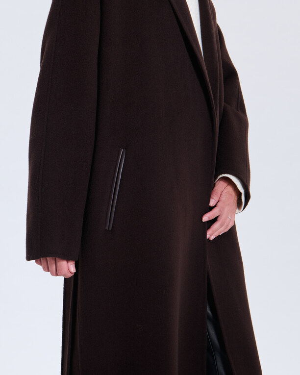 Manteau Minesotan Manteau Minesotan chocolat ZAPA