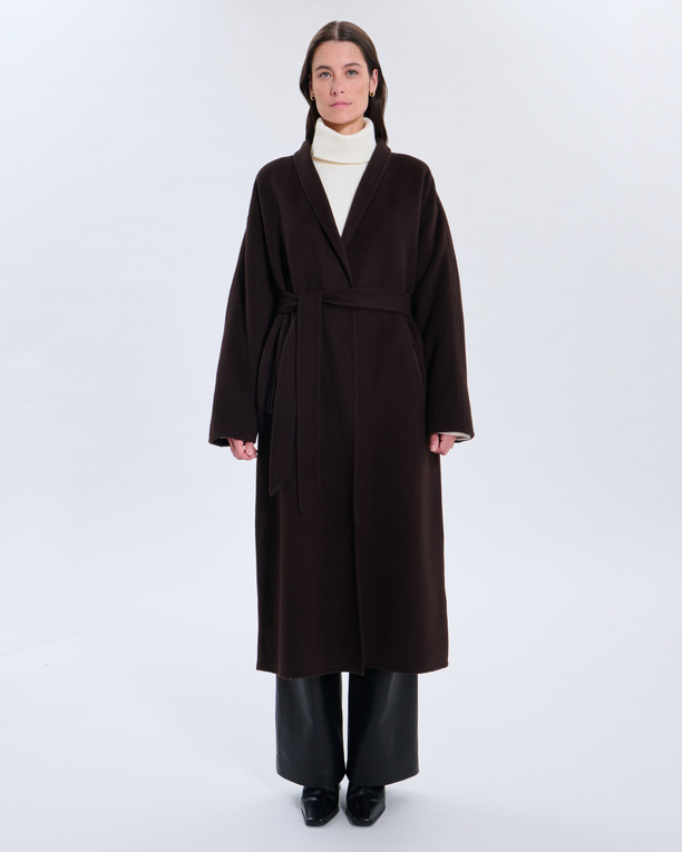 Manteau Minesotan Manteau Minesotan chocolat ZAPA