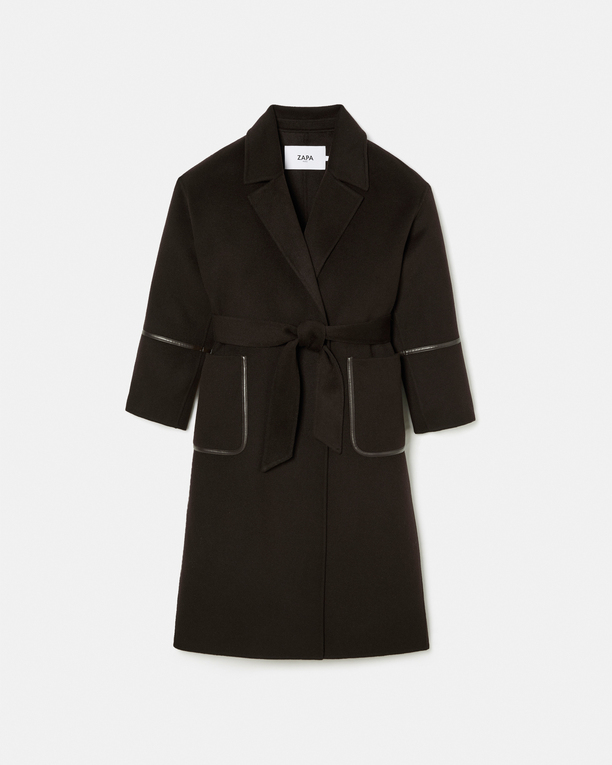 Manteau Madi Manteau Madi chocolat ZAPA