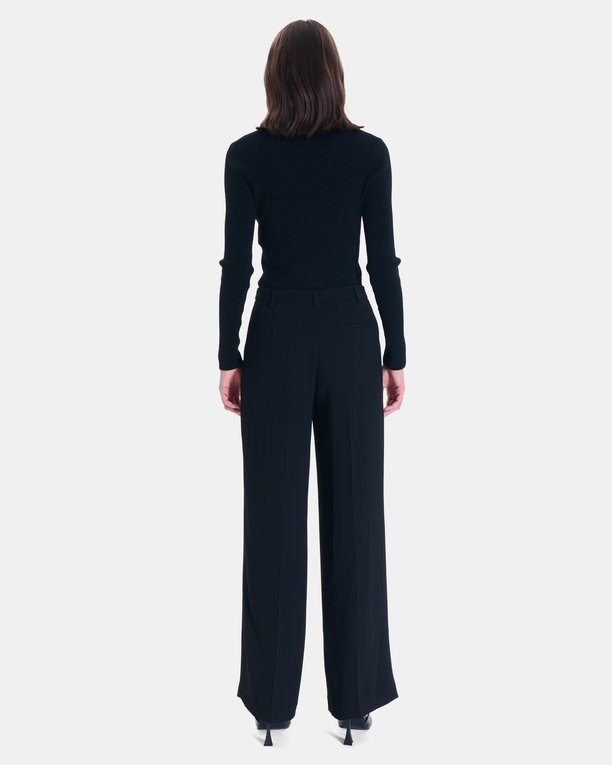 Pantalon Pleyel Pantalon fluide noir ZAPA