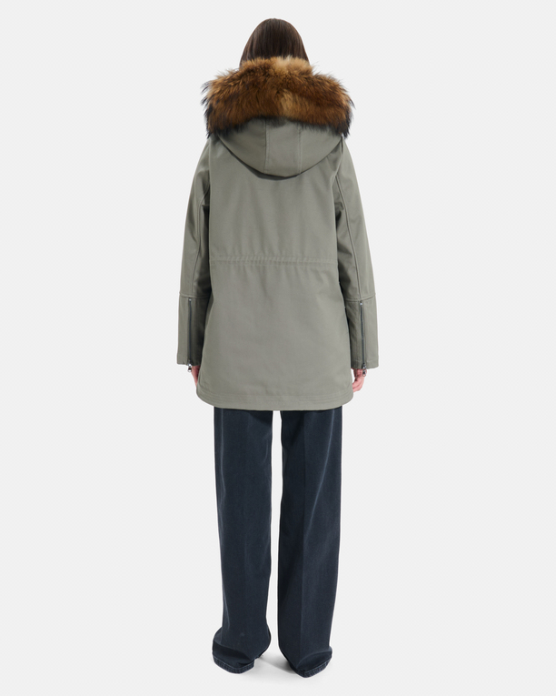 Parka Piria Parka avec col amovible en fourrure véritable ZAPA