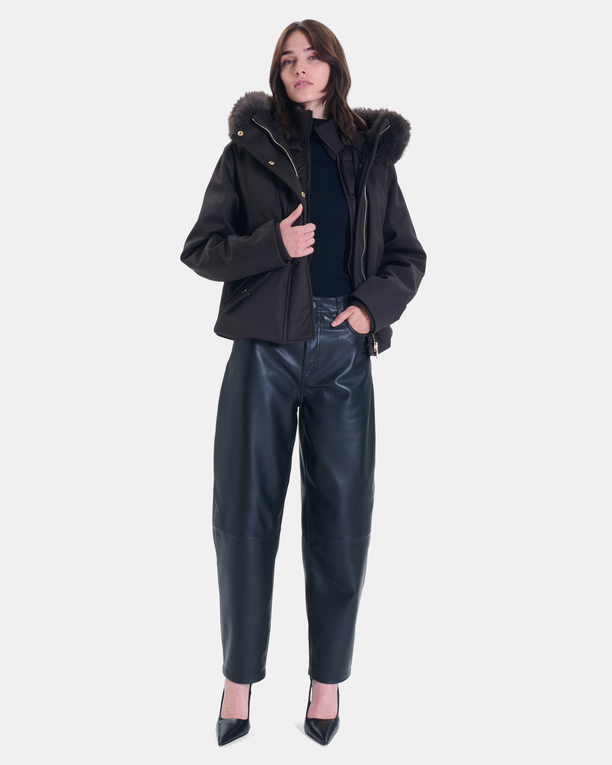 Parka Paia Parka courte chocolat ZAPA