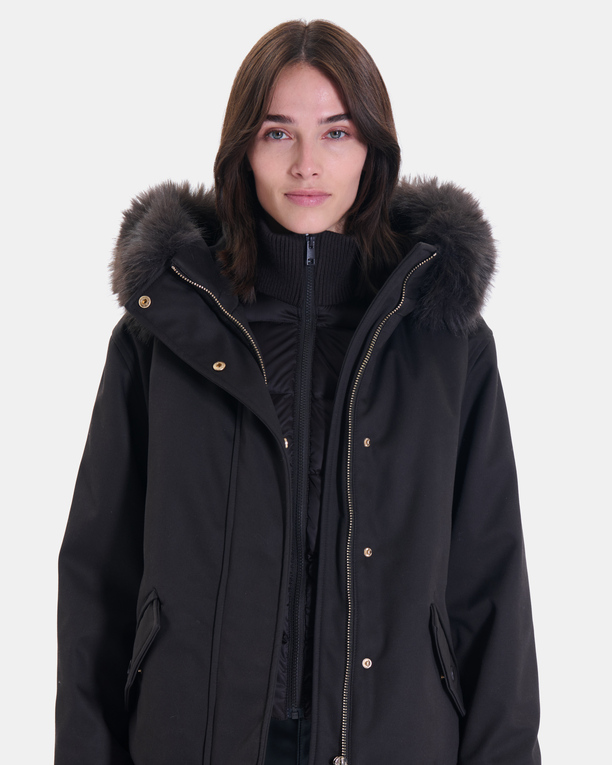 Parka Paia Parka courte chocolat ZAPA