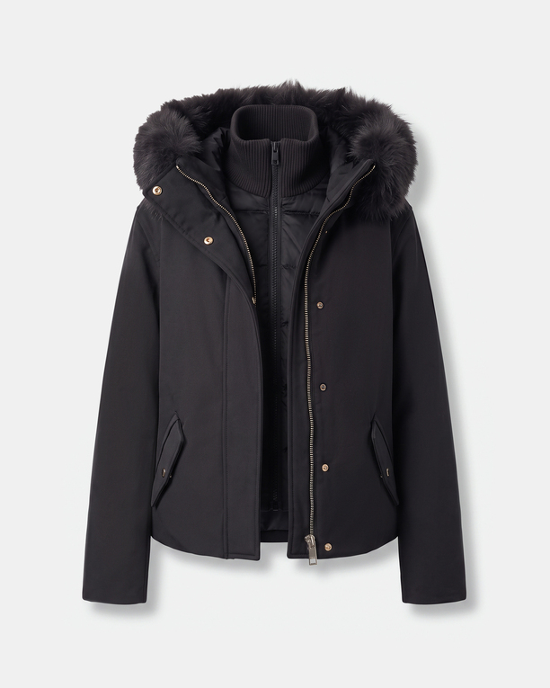 Parka Paia Parka courte chocolat ZAPA