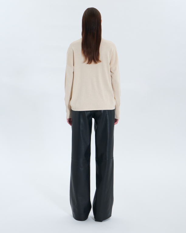 Pull Prunao Pull Prunao beige chine ZAPA