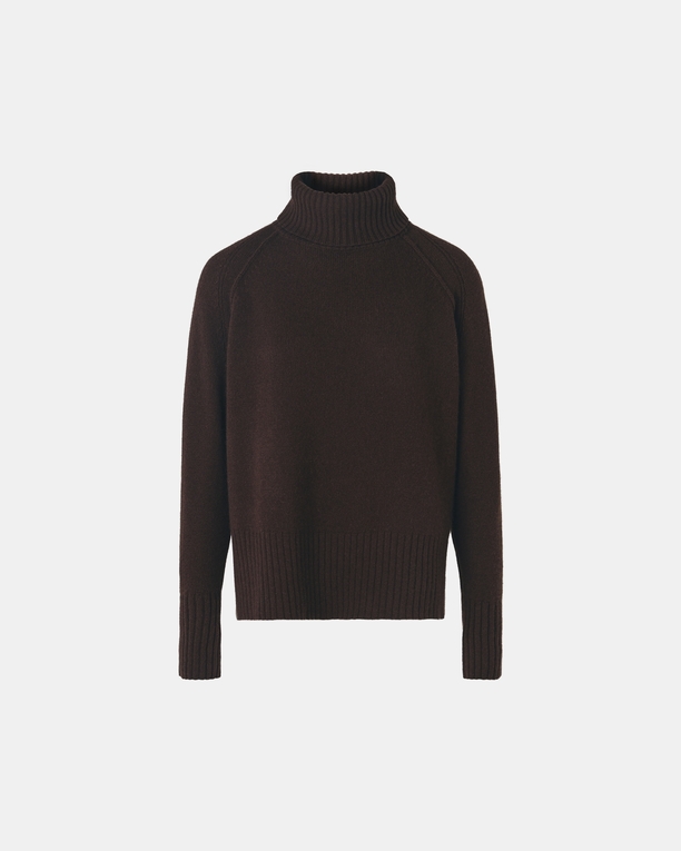 Pull Nefeli Pull Nefeli chocolat en cachemire ZAPA