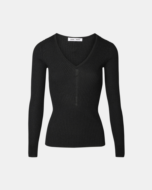 Pull Nathalie Pull Nathalie noir ZAPA