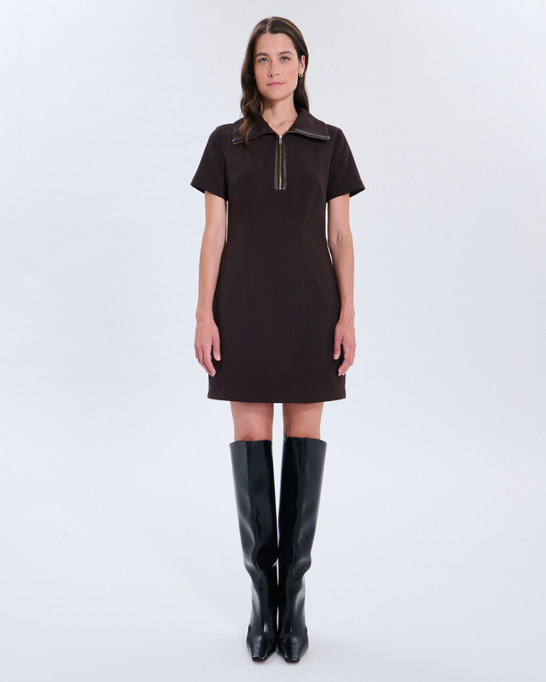 Robe Rinda Robe Rinda chocolat ZAPA