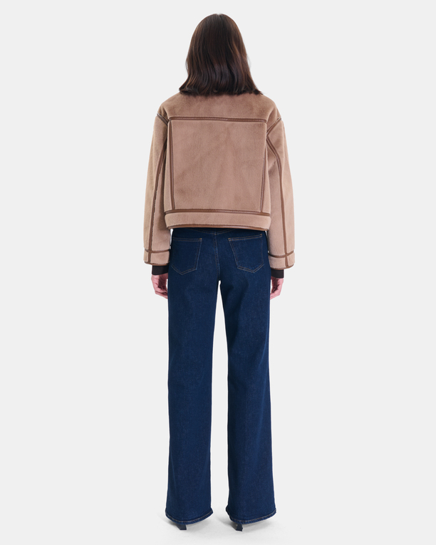 Veste Monge Veste réversible camel ZAPA