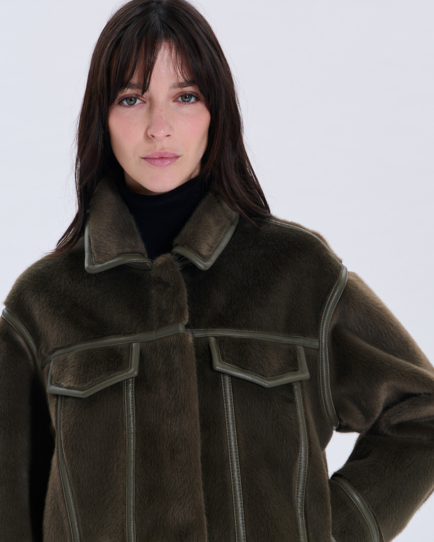 Veste Monge Veste réversible kaki ZAPA