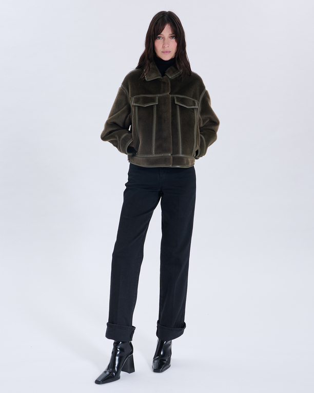 Veste Monge Veste réversible kaki ZAPA