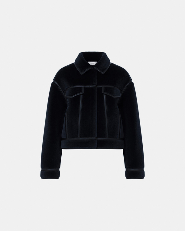 Veste Monge Veste réversible noire ZAPA