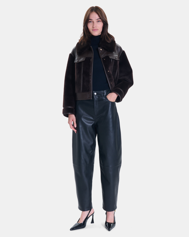 Manteau Manzie Manteau Manzie chocolat ZAPA