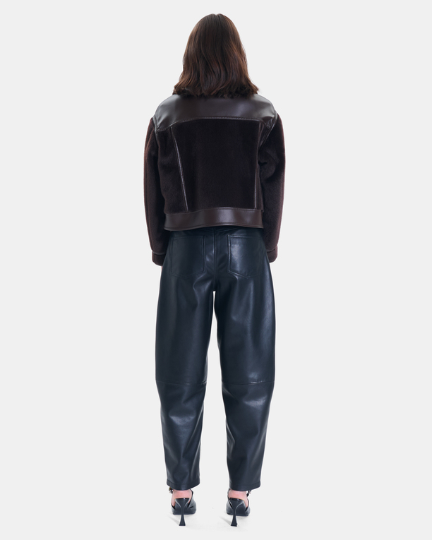 Manteau Manzie Manteau Manzie chocolat ZAPA