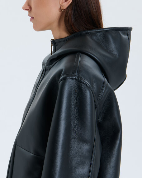 Manteau marje manteau marje noir zapa