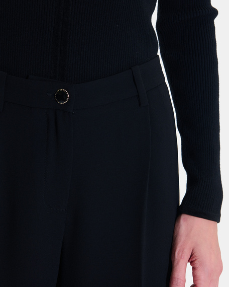 Pantalon pleyel pantalon fluide noir zapa