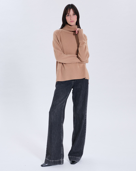 Pull nefeli pull nefeli camel en cachemire zapa
