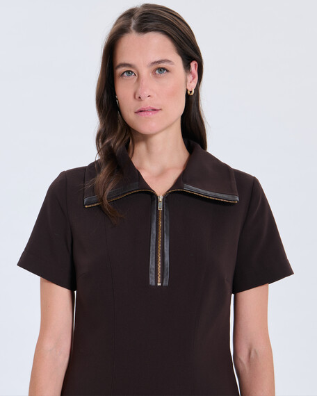 Robe rinda robe rinda chocolat zapa
