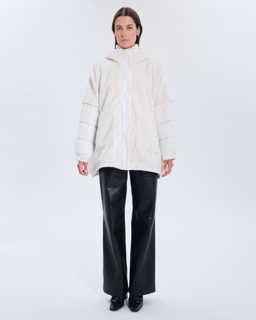 Manteau Marjolaine Manteau Marjolaine ecru ZAPA
